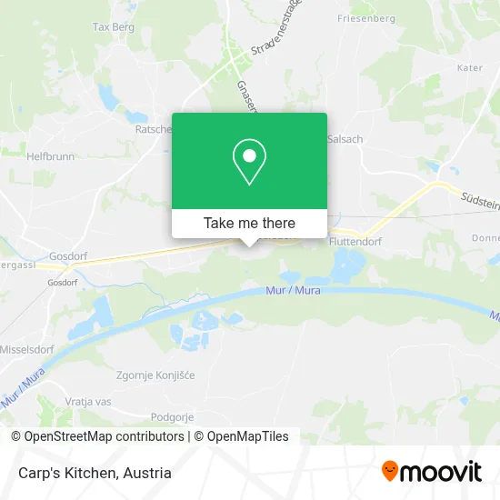 Carp's Kitchen map