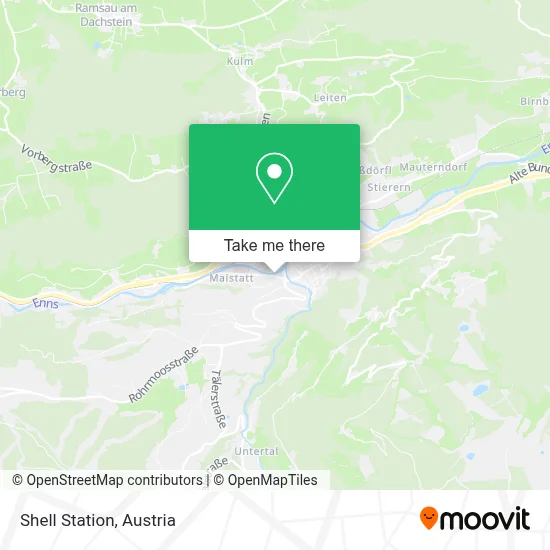 Shell Station map