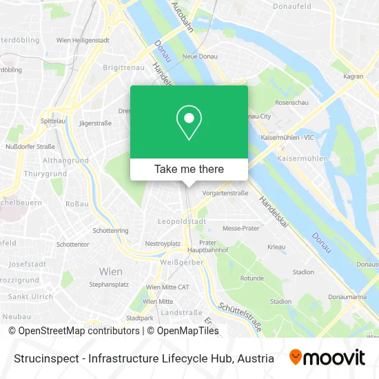 Strucinspect - Infrastructure Lifecycle Hub map