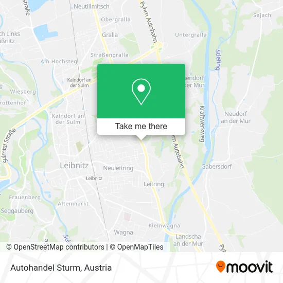 Autohandel Sturm map