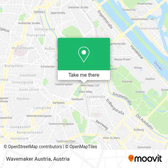 Wavemaker Austria map
