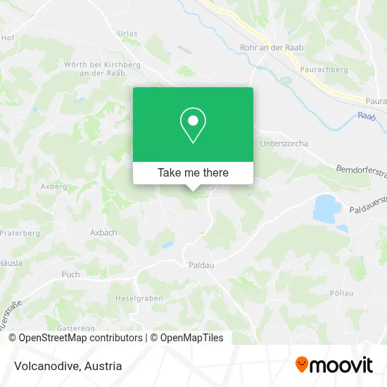 Volcanodive map