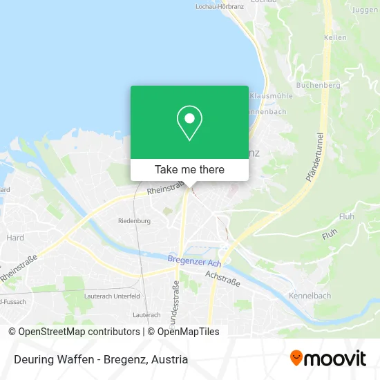 Deuring Waffen - Bregenz map
