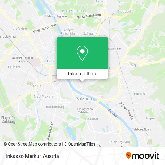 Inkasso Merkur map