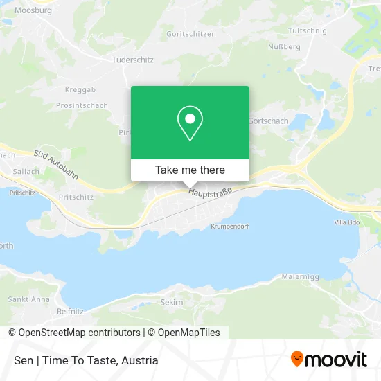 Sen | Time To Taste map