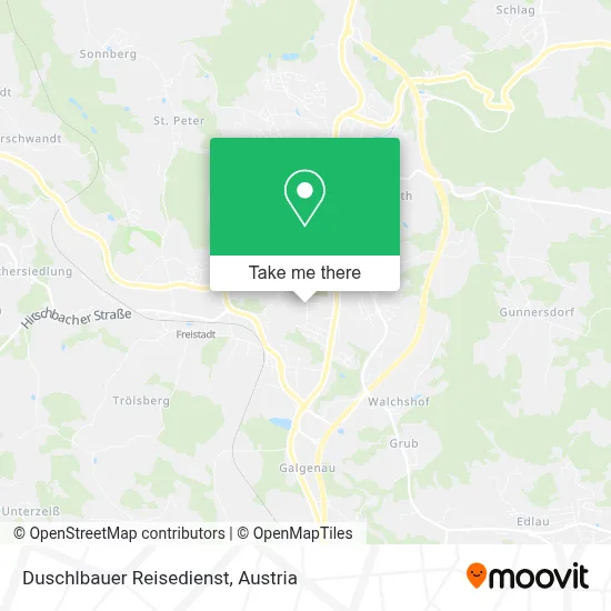 Duschlbauer Reisedienst map