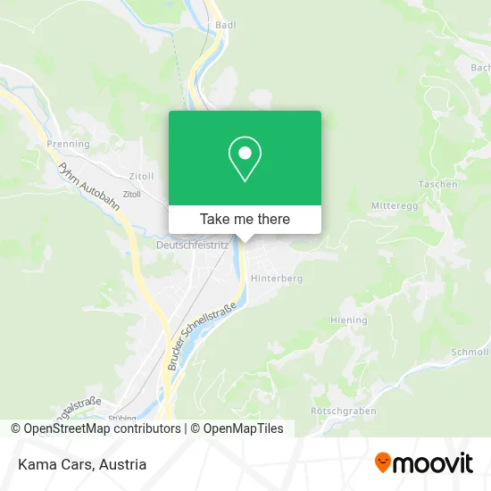Kama Cars map