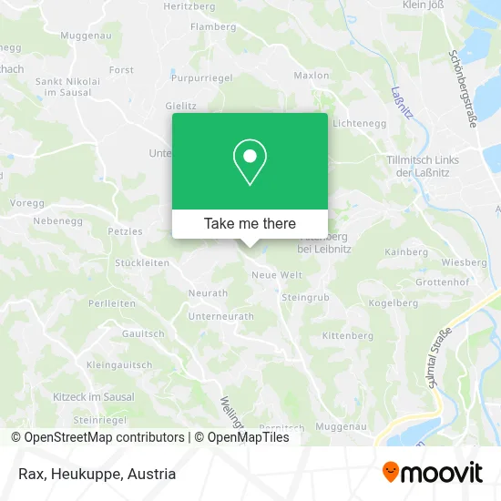 Rax, Heukuppe map