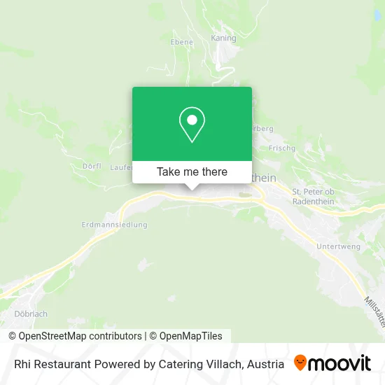 Rhi Restaurant Powered by Catering Villach map