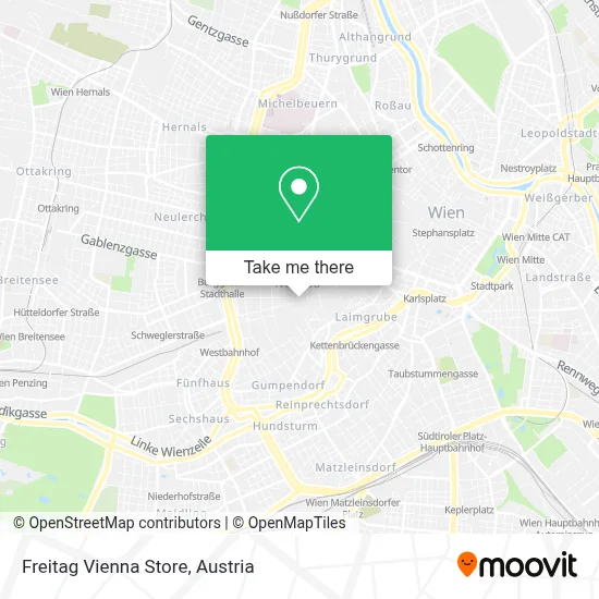 Freitag Vienna Store map