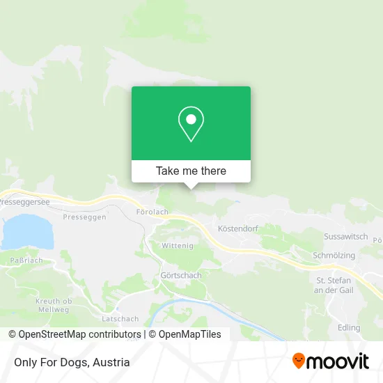 Only For Dogs map