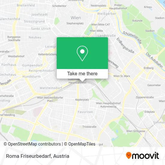 Roma Friseurbedarf map