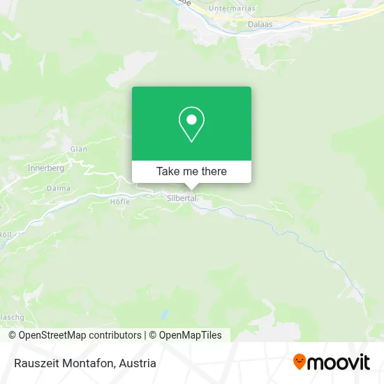 Rauszeit Montafon map