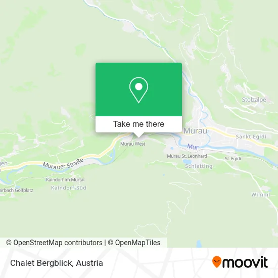 Chalet Bergblick map