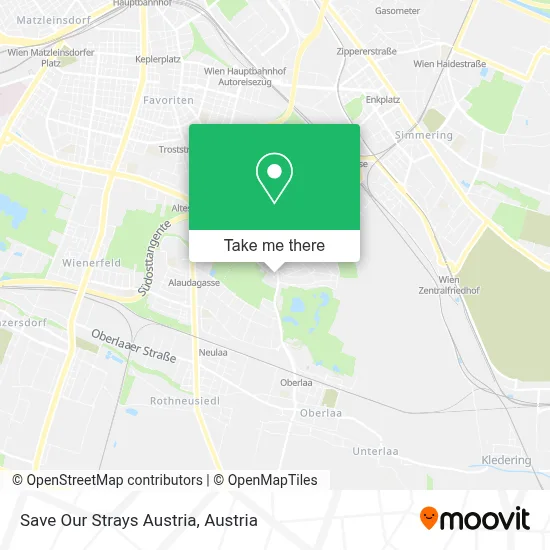 Save Our Strays Austria map