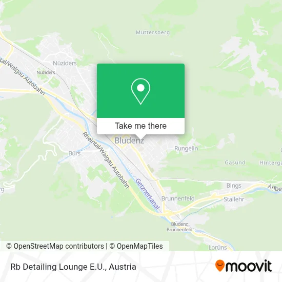 Rb Detailing Lounge E.U. map