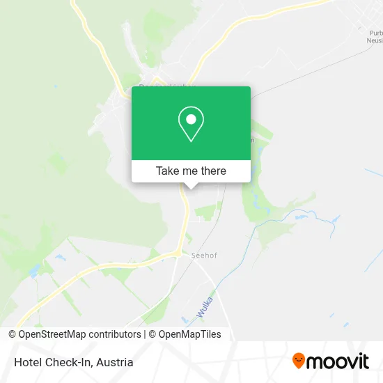 Hotel Check-In map