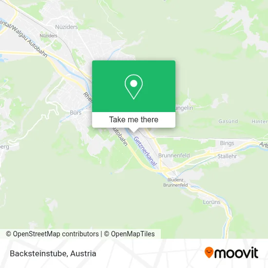 Backsteinstube map