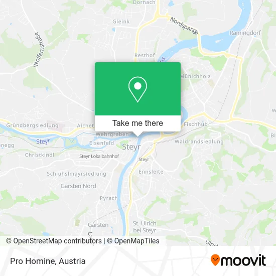 Pro Homine map