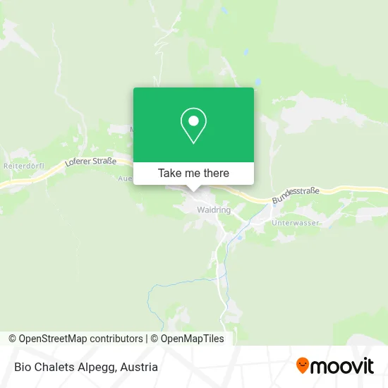 Bio Chalets Alpegg map