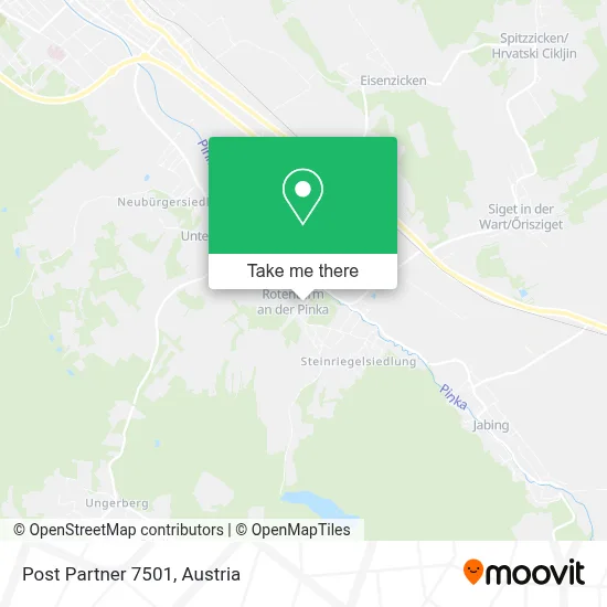 Post Partner 7501 map