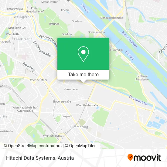 Hitachi Data Systems map