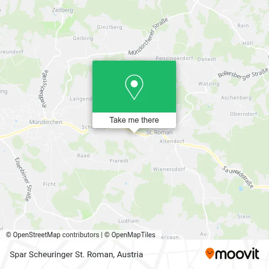 Spar Scheuringer St. Roman map