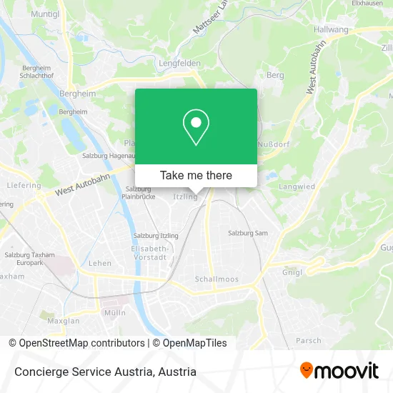 Concierge Service Austria map
