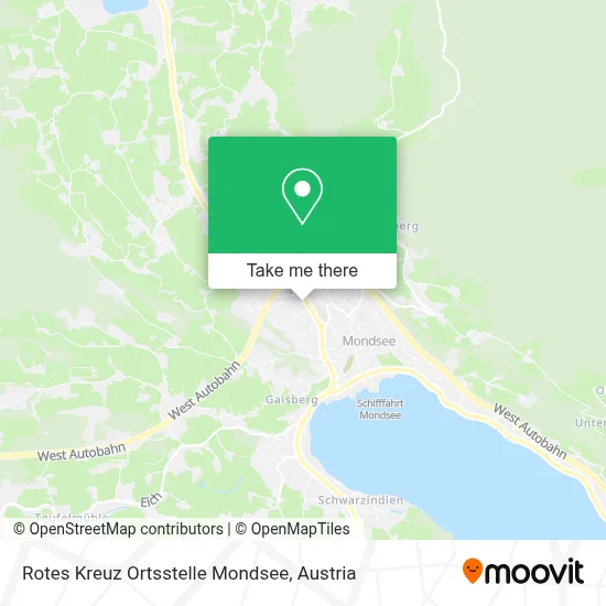 Rotes Kreuz Ortsstelle Mondsee map