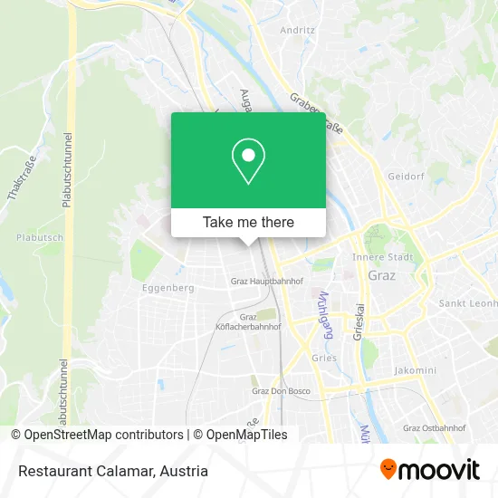 Restaurant Calamar map
