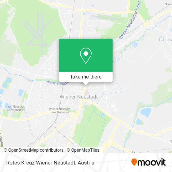 Rotes Kreuz Wiener Neustadt map