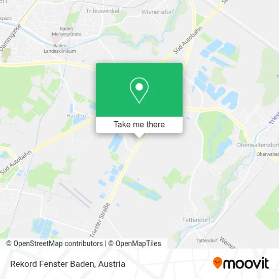 Rekord Fenster Baden map