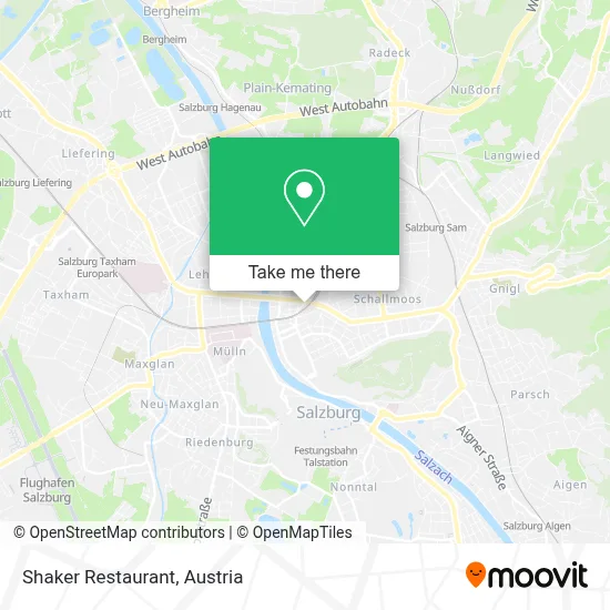 Shaker Restaurant map