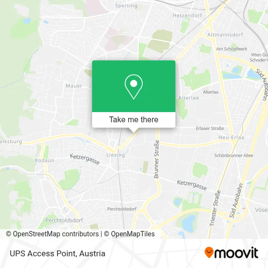 Ups Access Point map