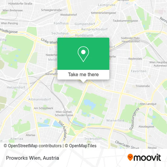 Proworks Wien map