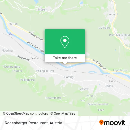 Rosenberger Restaurant map