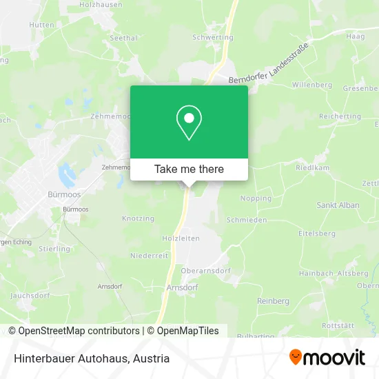 Hinterbauer Autohaus map