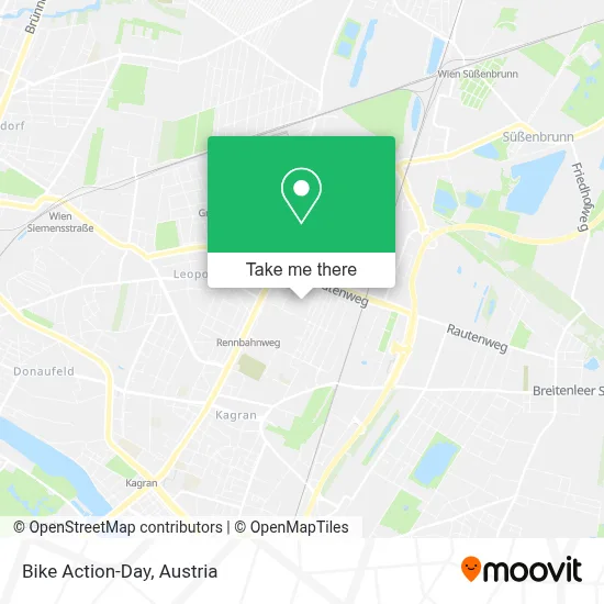 Bike Action-Day map