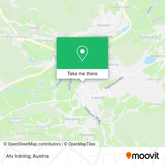 Atv Irdning map