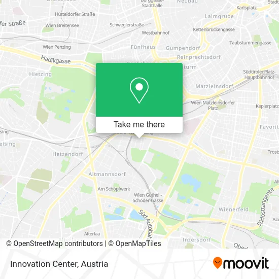 Innovation Center map