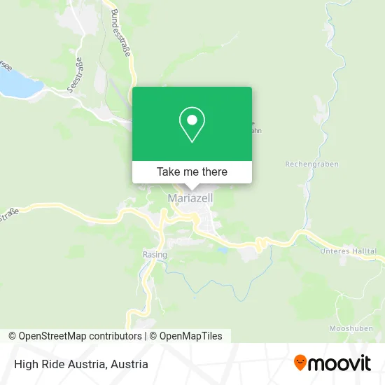 High Ride Austria map