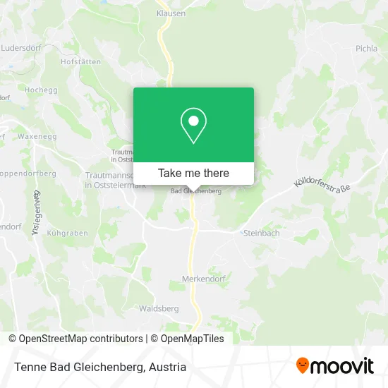 Tenne Bad Gleichenberg map