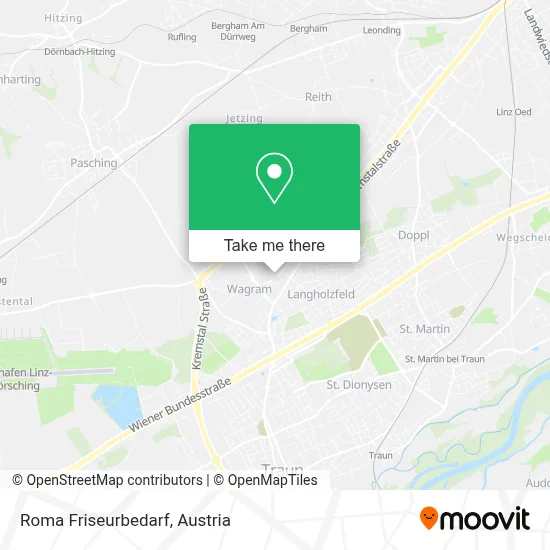 Roma Friseurbedarf map