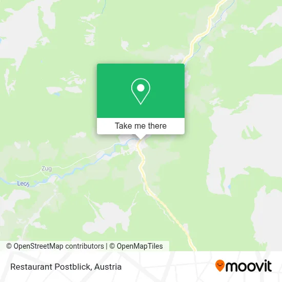 Restaurant Postblick map