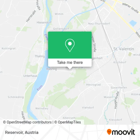 Stausee map