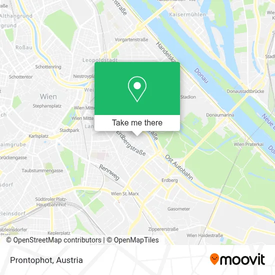 Prontophot map
