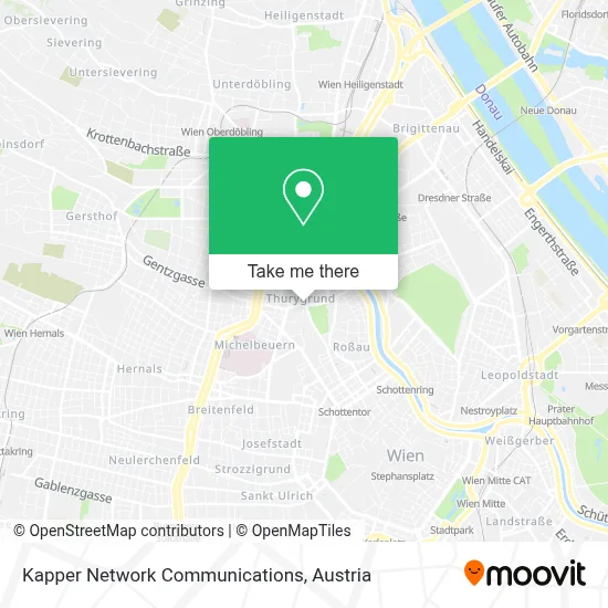 Kapper Network Communications map