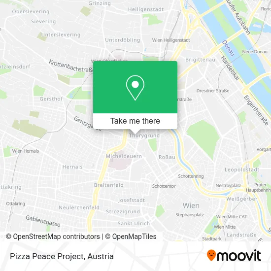 Pizza Peace Project map