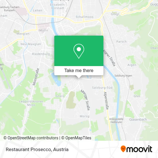 Restaurant Prosecco map