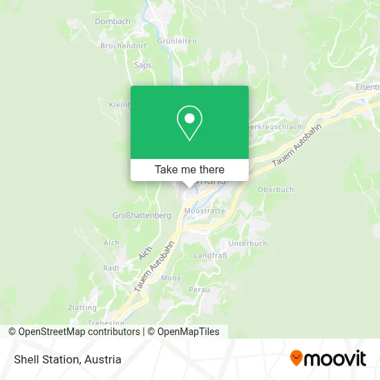Shell Station map